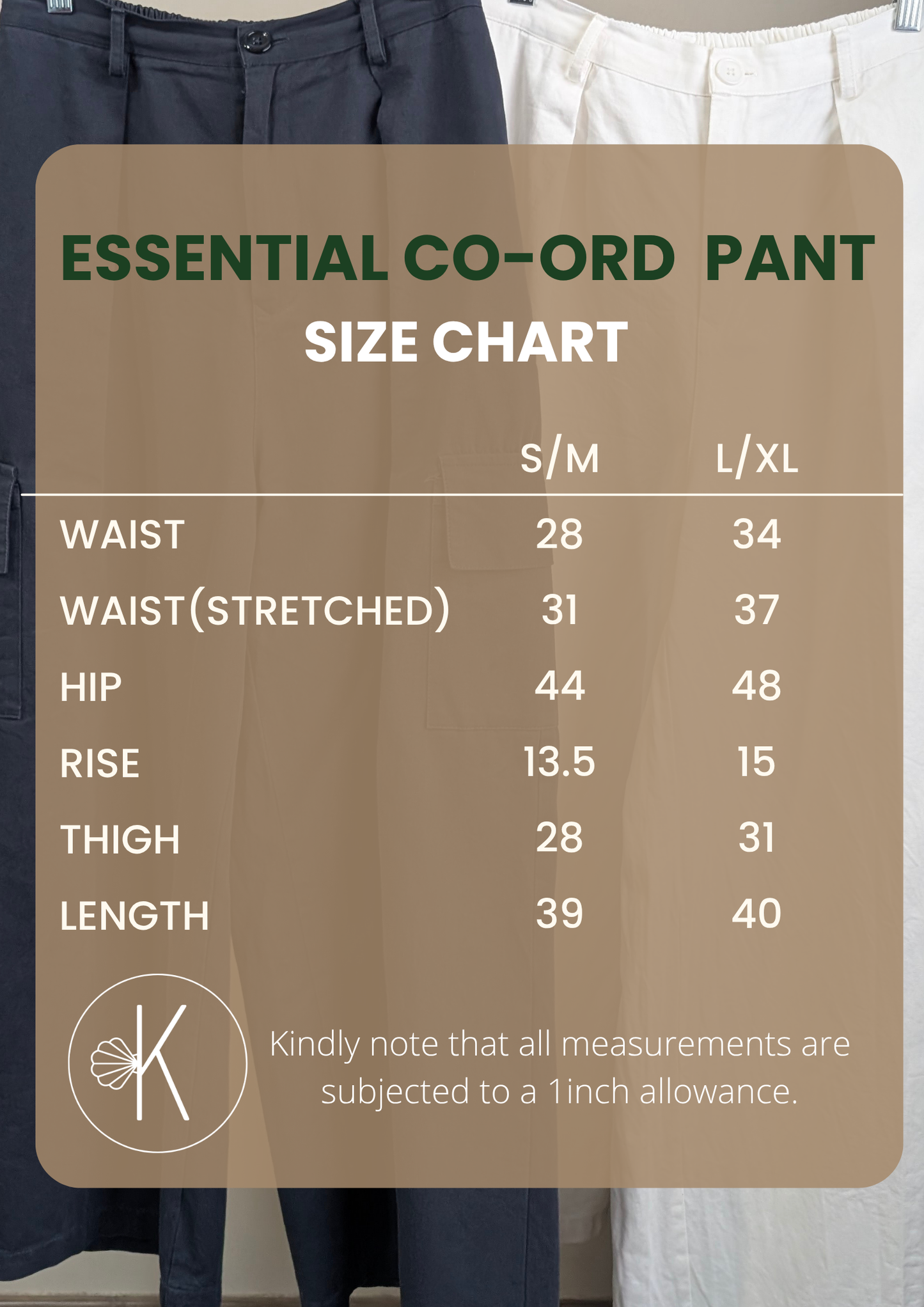 ESSENTIAL Co-ord Pants