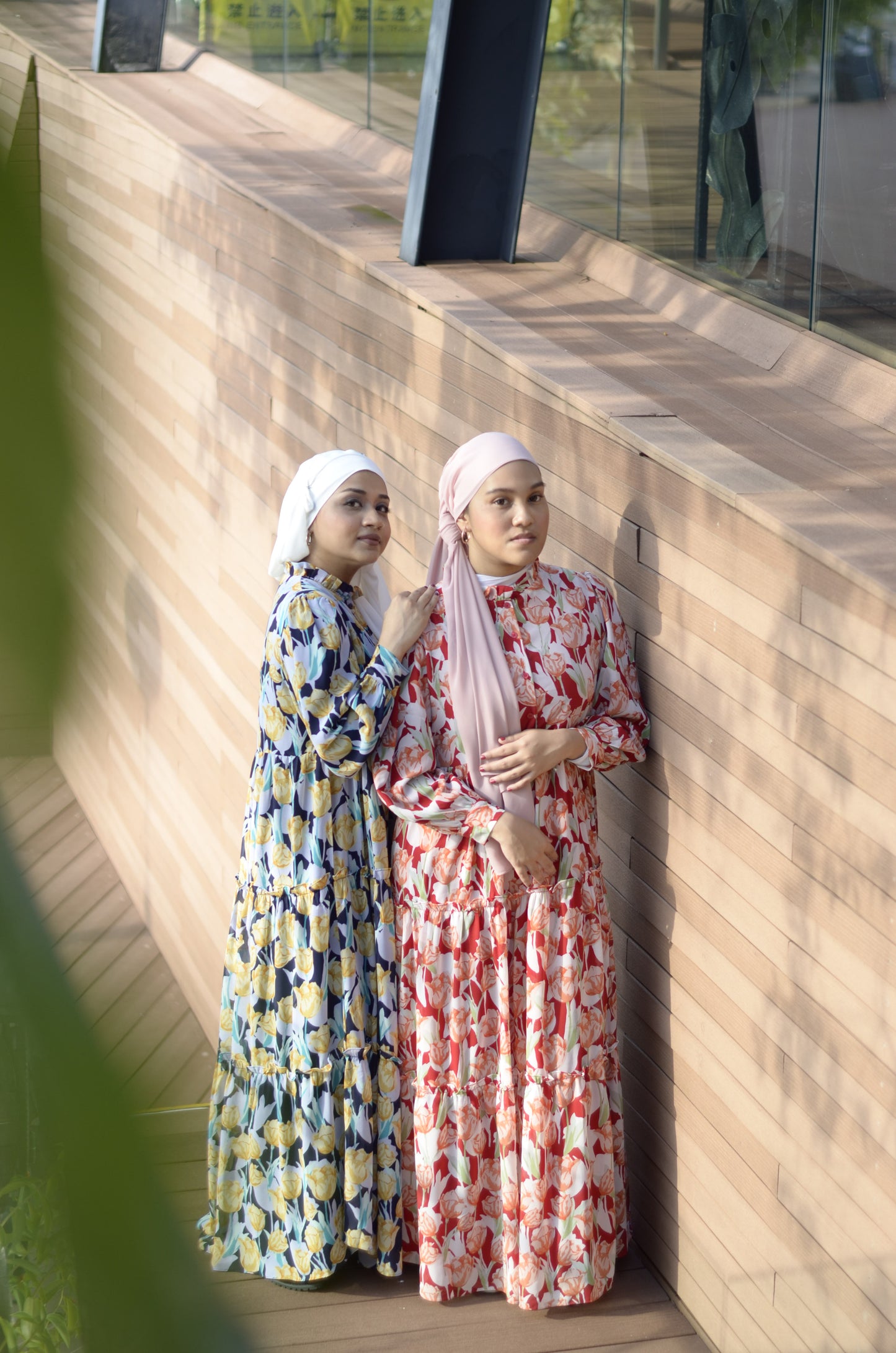 LUNA Chiffon Maxi Dress