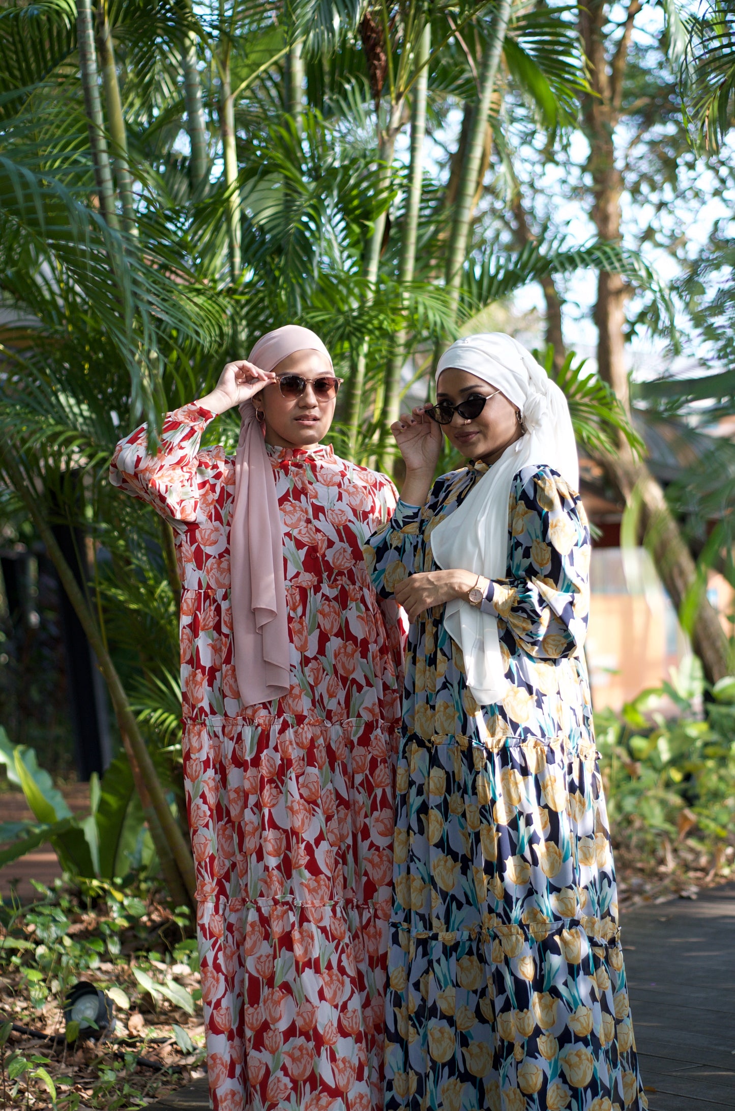 LUNA Chiffon Maxi Dress