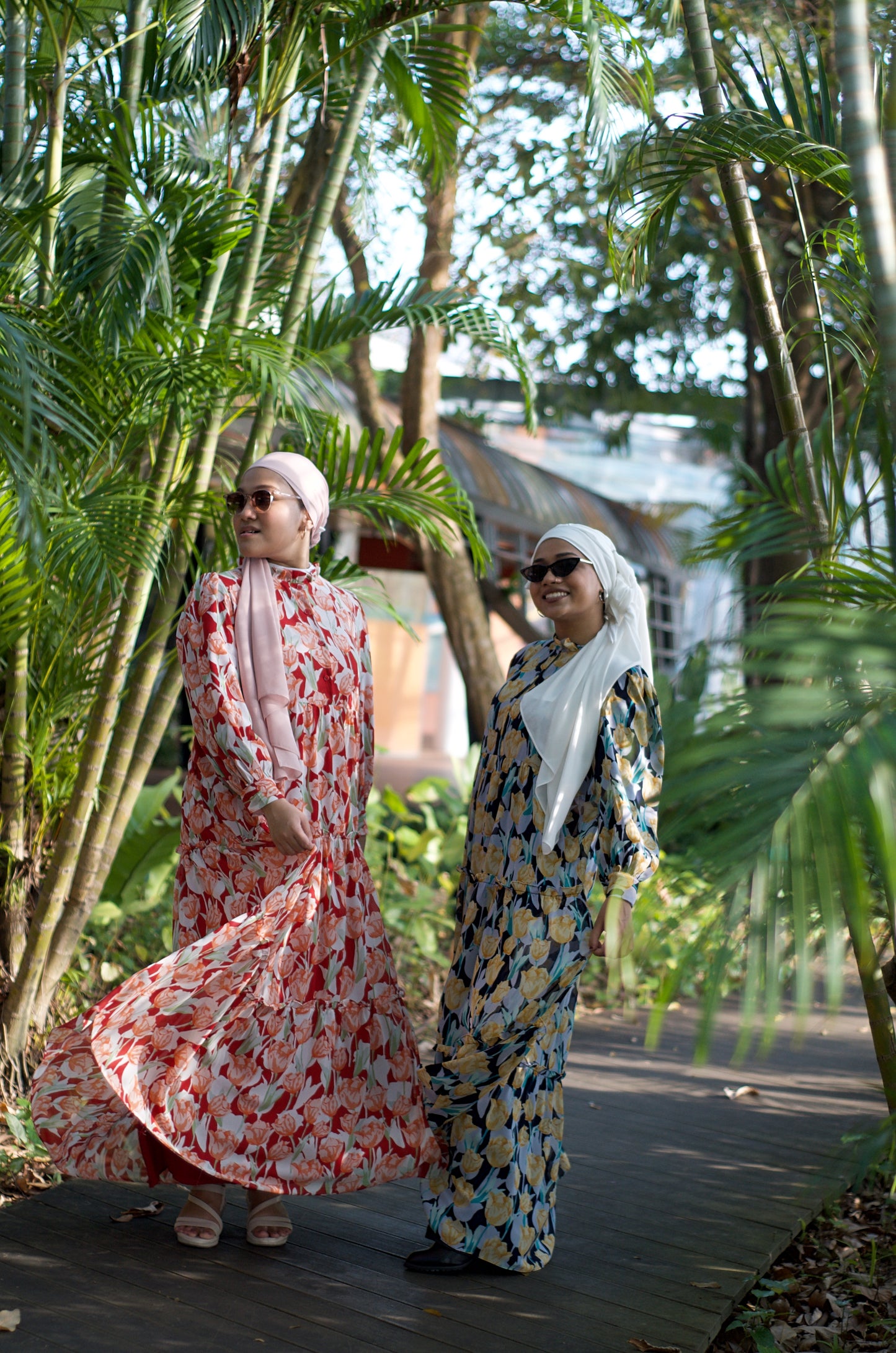 LUNA Chiffon Maxi Dress