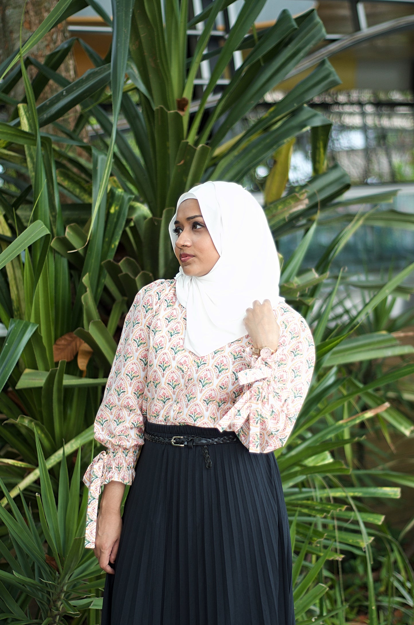 Modest Blouse with prints